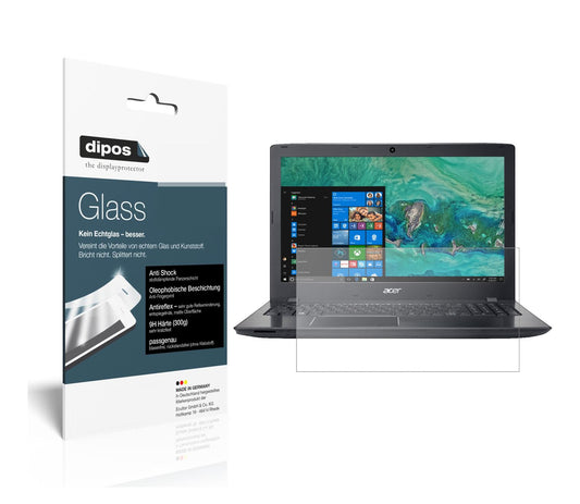 Matte Displayschutzfolie von dipos passend für Acer Aspire E 15, 9H kratzfest und blasenfrei montiert