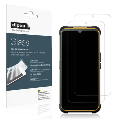 Matte Displayschutzfolie von dipos passend für AGM Glory G1S, 9H kratzfest und blasenfrei montiert