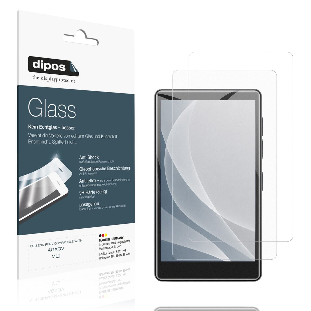 Displayschutz hergestellt in Deutschland, höchste Qualität made in Germany