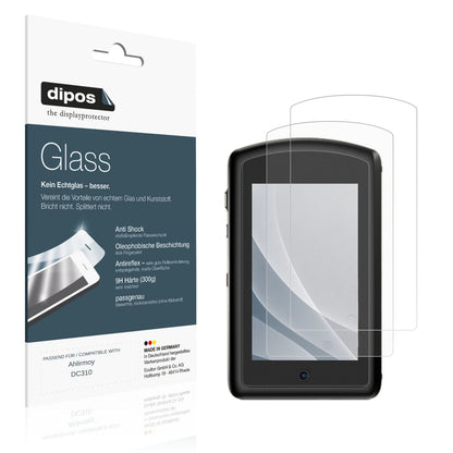 Matte Displayschutzfolie von dipos passend für Ahlirmoy DC310, 9H kratzfest und blasenfrei montiert
