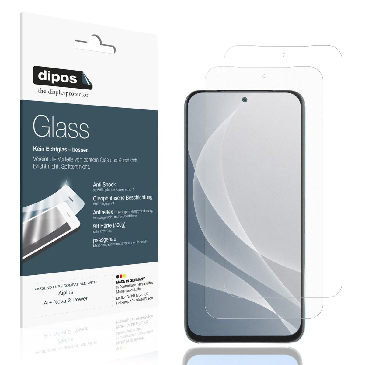 Displayschutz hergestellt in Deutschland, höchste Qualität made in Germany