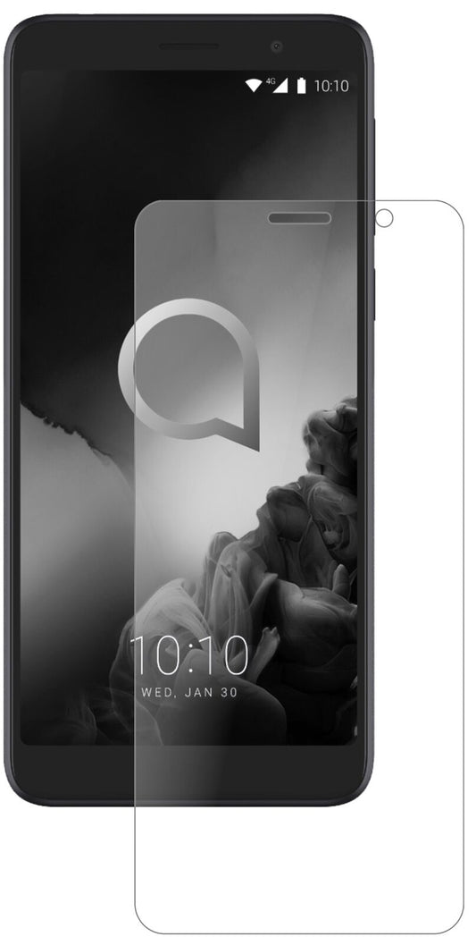 Matte Displayschutzfolie von dipos passend für Alcatel 1X (2019), 9H kratzfest und blasenfrei montiert
