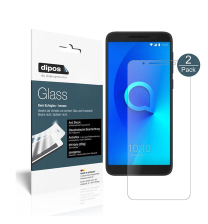 Matte Displayschutzfolie von dipos passend für Alcatel 3V, 9H kratzfest und blasenfrei montiert