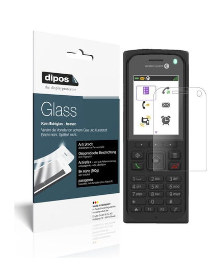 Matte Displayschutzfolie von dipos passend für Alcatel 8262EX, 9H kratzfest und blasenfrei montiert