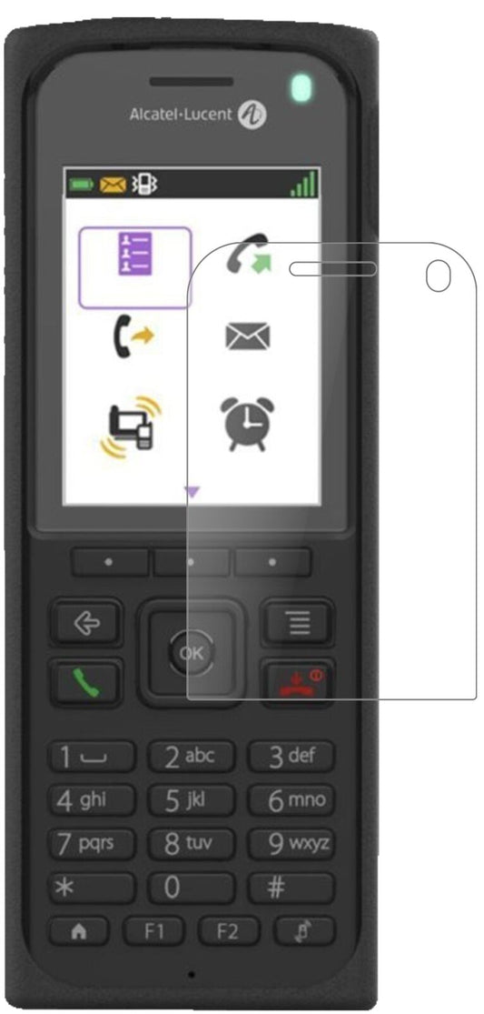 Matte Displayschutzfolie von dipos passend für Alcatel 8262, 9H kratzfest und blasenfrei montiert