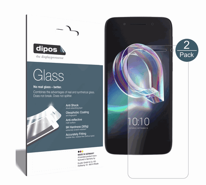 Matte Displayschutzfolie von dipos passend für Alcatel Idol 5, 9H kratzfest und blasenfrei montiert