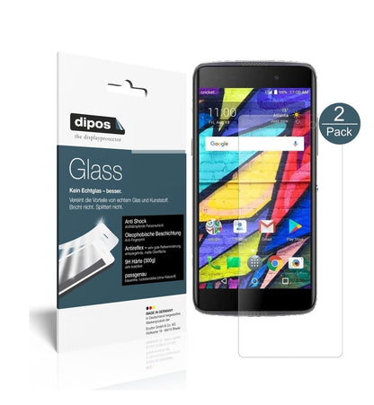 Matte Displayschutzfolie von dipos passend für Alcatel Idol 5 Cricket, 9H kratzfest und blasenfrei montiert