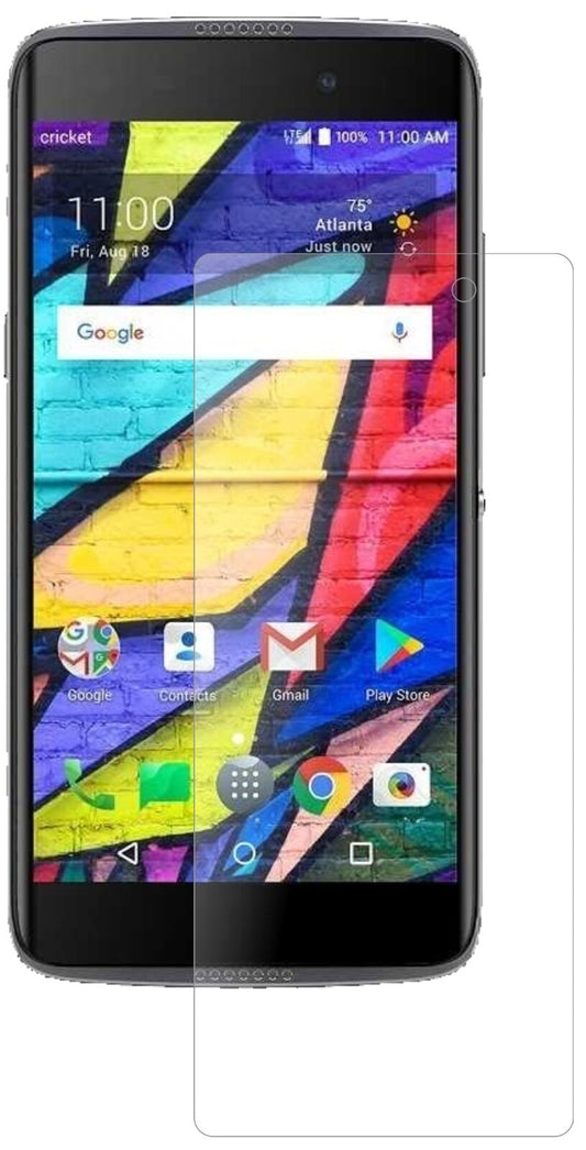 Matte Displayschutzfolie von dipos passend für Alcatel Idol 5 Cricket, 9H kratzfest und blasenfrei montiert