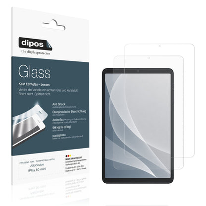 Matte Displayschutzfolie von dipos passend für Alldocube iPlay 60 mini, 9H kratzfest und blasenfrei montiert