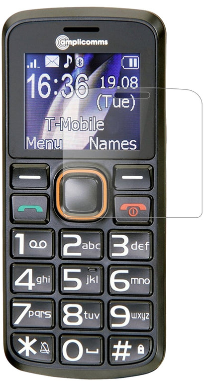 Matte Displayschutzfolie von dipos passend für Amplicomms PowerTel M6300, 9H kratzfest und blasenfrei montiert