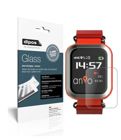 Matte Displayschutzfolie von dipos passend für Anio 3 Touch, 9H kratzfest und blasenfrei montiert