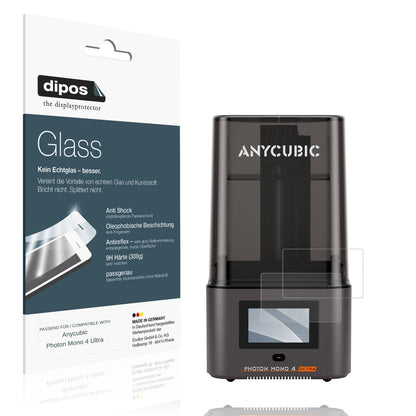 Matte Displayschutzfolie von dipos passend für Anycubic Photon Mono 4 Ultra, 9H kratzfest und blasenfrei montiert
