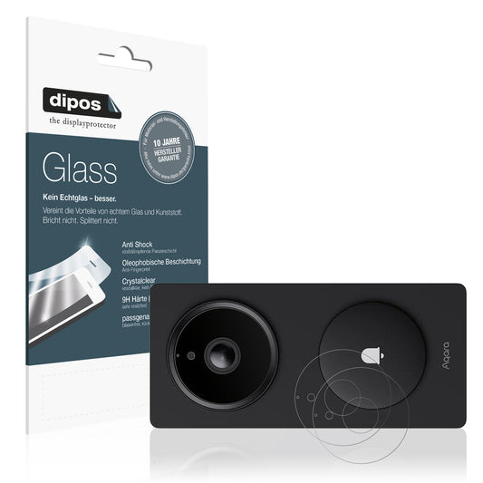 Matte Displayschutzfolie von dipos passend für Aqara Hub G410, 9H kratzfest und blasenfrei montiert