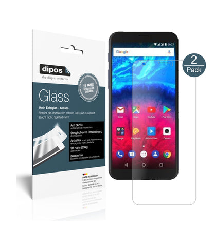 Matte Displayschutzfolie von dipos passend für Archos Core 60S, 9H kratzfest und blasenfrei montiert