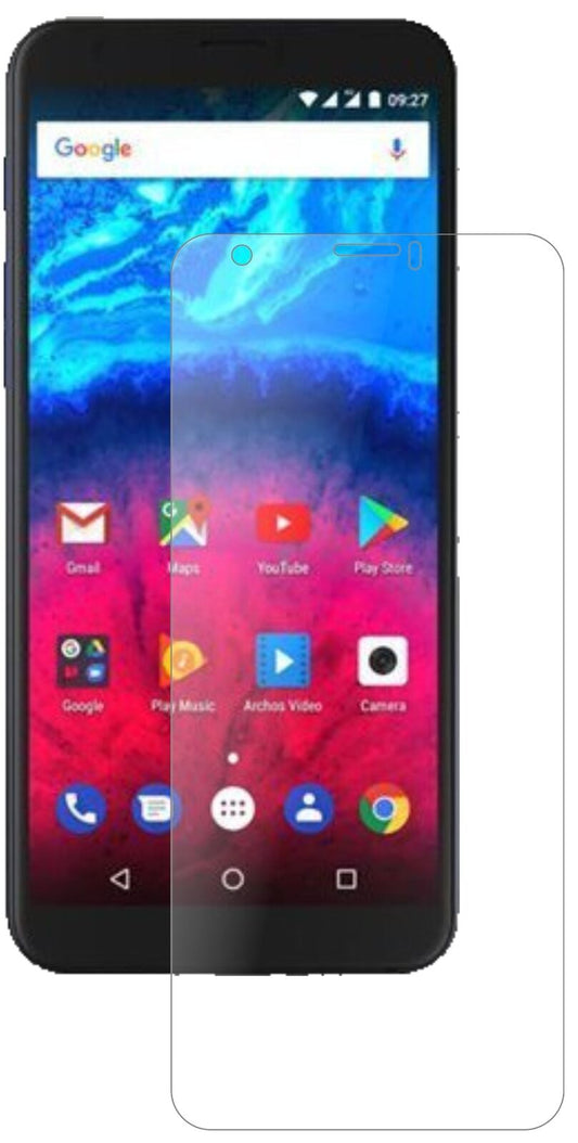 Matte Displayschutzfolie von dipos passend für Archos Core 60S, 9H kratzfest und blasenfrei montiert