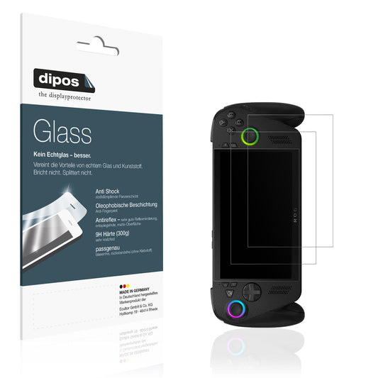 Matte Displayschutzfolie von dipos passend für ASUS Rog Xbox Ally X, 9H kratzfest und blasenfrei montiert
