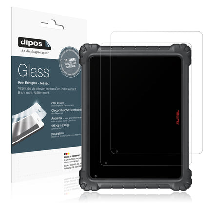 Matte Displayschutzfolie von dipos passend für Autel MaxiCom Ultra Lite S, 9H kratzfest und blasenfrei montiert