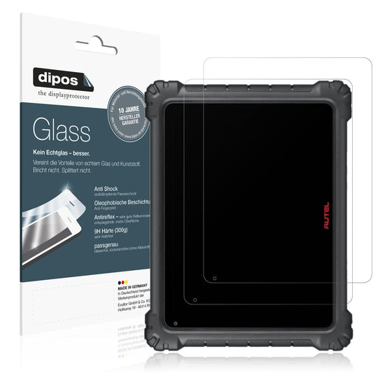 Matte Displayschutzfolie von dipos passend für Autel MaxiCom Ultra Lite S, 9H kratzfest und blasenfrei montiert