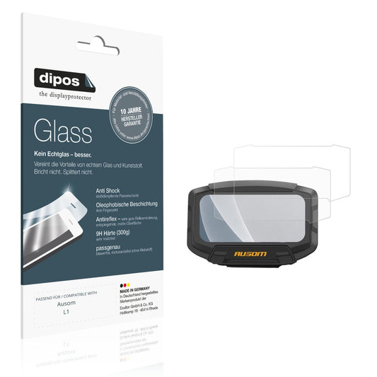 Matte Displayschutzfolie von dipos passend für Ausom L1, 9H kratzfest und blasenfrei montiert