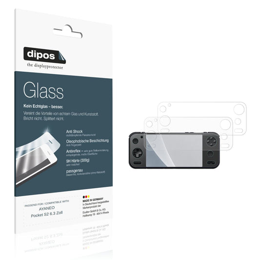 Matte Displayschutzfolie von dipos passend für AYANEO Pocket S2 6.3 Zoll, 9H kratzfest und blasenfrei montiert