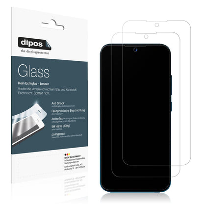 Matte Displayschutzfolie von dipos passend für Benco Y30, 9H kratzfest und blasenfrei montiert