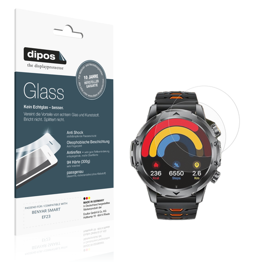 Matte Displayschutzfolie von dipos passend für BENYAR SMART EF23, 9H kratzfest und blasenfrei montiert