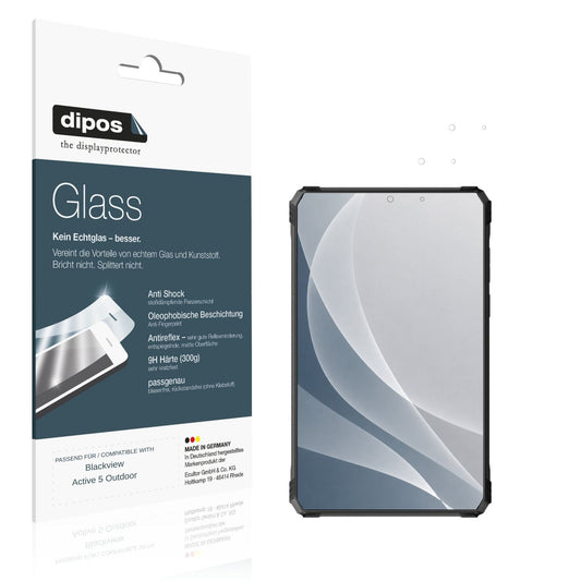 Matte Displayschutzfolie von dipos passend für Blackview Active 5 Outdoor, 9H kratzfest und blasenfrei montiert
