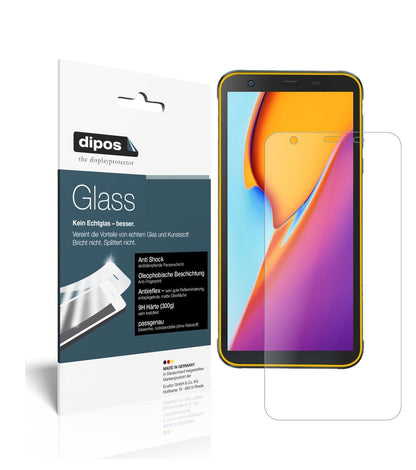 Matte Displayschutzfolie von dipos passend für Blackview BV6300 Pro, 9H kratzfest und blasenfrei montiert