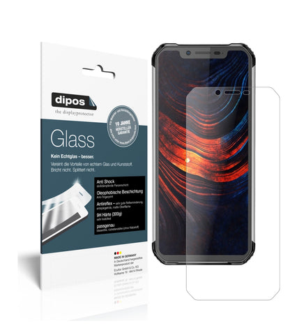 Matte Displayschutzfolie von dipos passend für Blackview BV9600 Plus, 9H kratzfest und blasenfrei montiert
