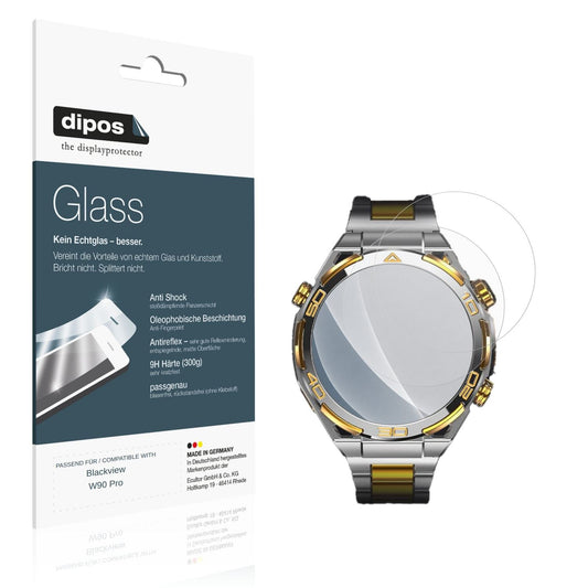 Matte Displayschutzfolie von dipos passend für Blackview W90 Pro, 9H kratzfest und blasenfrei montiert