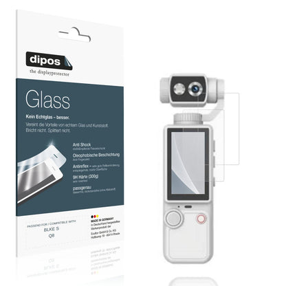 Matte Displayschutzfolie von dipos passend für BLKE S Q8, 9H kratzfest und blasenfrei montiert