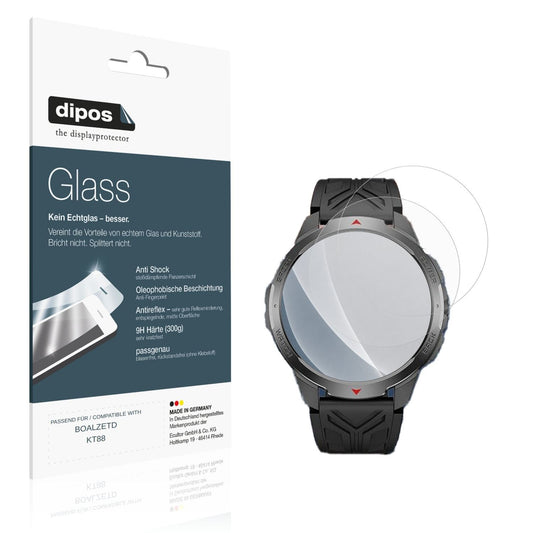 Matte Displayschutzfolie von dipos passend für BOALZETD KT88, 9H kratzfest und blasenfrei montiert