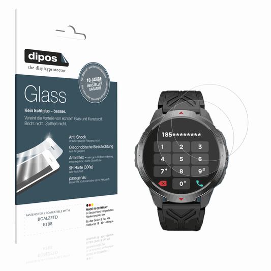 Matte Displayschutzfolie von dipos passend für BOALZETD KT88, 9H kratzfest und blasenfrei montiert