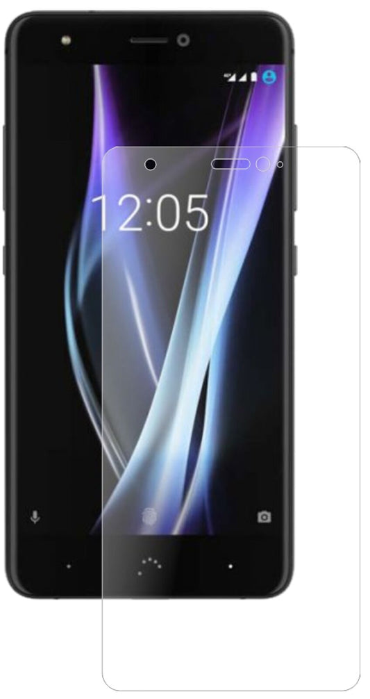 Matte Displayschutzfolie von dipos passend für BQ Aquaris X Pro, 9H kratzfest und blasenfrei montiert