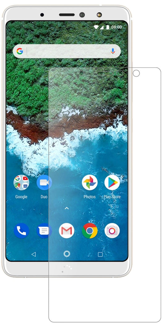 Matte Displayschutzfolie von dipos passend für BQ Aquaris X2, 9H kratzfest und blasenfrei montiert