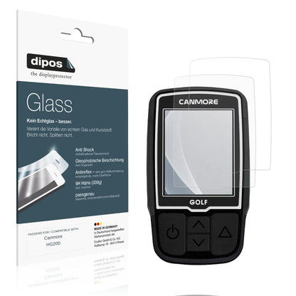 Matte Displayschutzfolie von dipos passend für Canmore HG200, 9H kratzfest und blasenfrei montiert