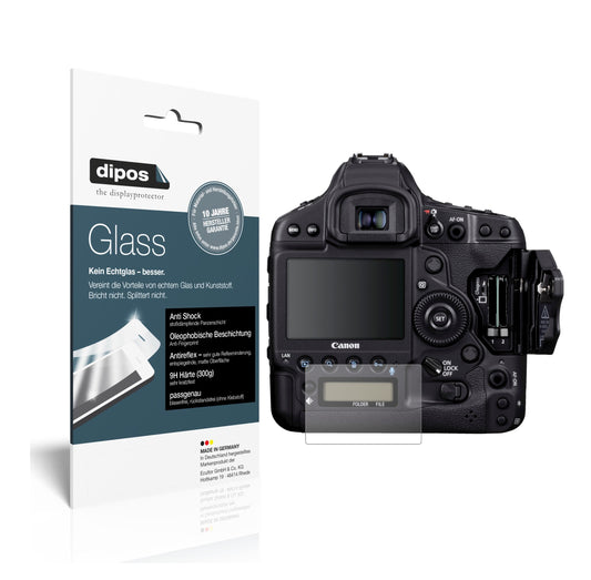 Matte Displayschutzfolie von dipos passend für Canon Eos 1DX Mark II, 9H kratzfest und blasenfrei montiert