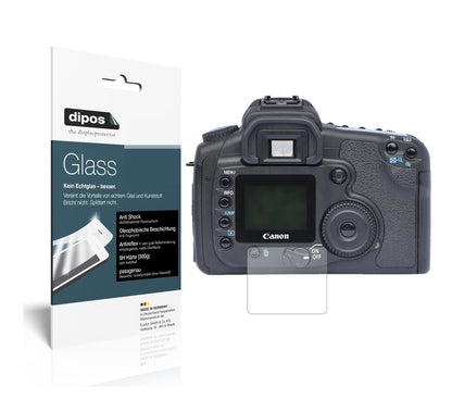 Matte Displayschutzfolie von dipos passend für Canon Eos 30D, 9H kratzfest und blasenfrei montiert
