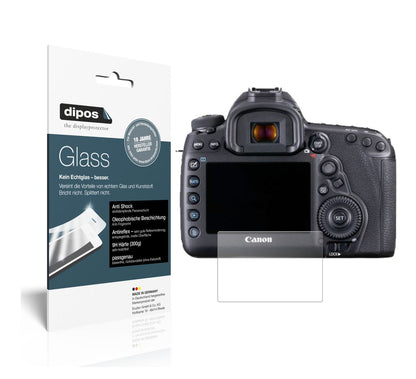 Matte Displayschutzfolie von dipos passend für Canon EOS 5D Mark IV, 9H kratzfest und blasenfrei montiert