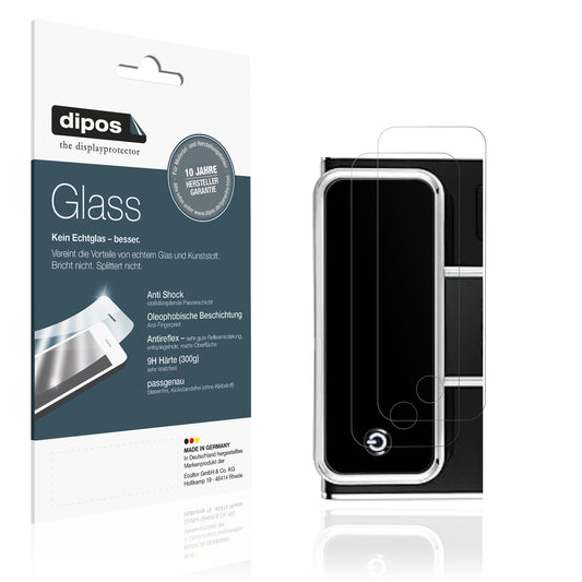 Matte Displayschutzfolie von dipos passend für ChefRobot Kaffeevollautomat, 9H kratzfest und blasenfrei montiert