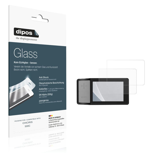 Matte Displayschutzfolie von dipos passend für CHICIRIS 500C, 9H kratzfest und blasenfrei montiert