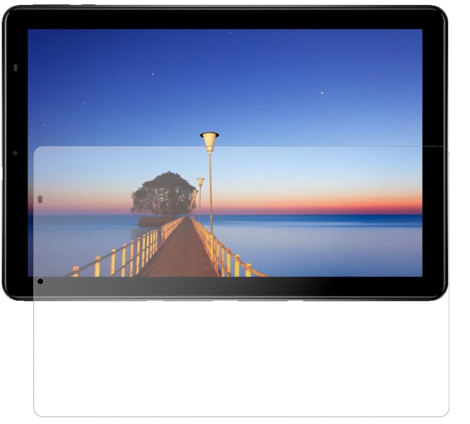 Matte Displayschutzfolie von dipos passend für Chuwi Hi9 Plus, 9H kratzfest und blasenfrei montiert