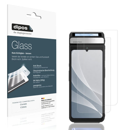 Matte Displayschutzfolie von dipos passend für Ciontek CS50S, 9H kratzfest und blasenfrei montiert