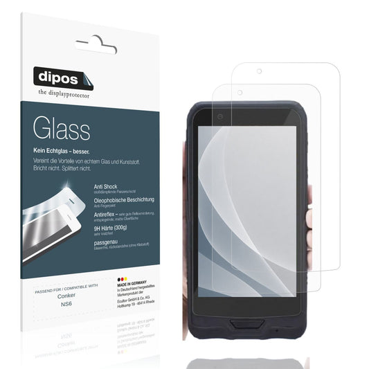 Matte Displayschutzfolie von dipos passend für Conker NS6, 9H kratzfest und blasenfrei montiert