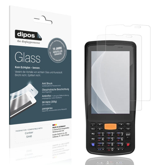 Matte Displayschutzfolie von dipos passend für Conker SX40, 9H kratzfest und blasenfrei montiert