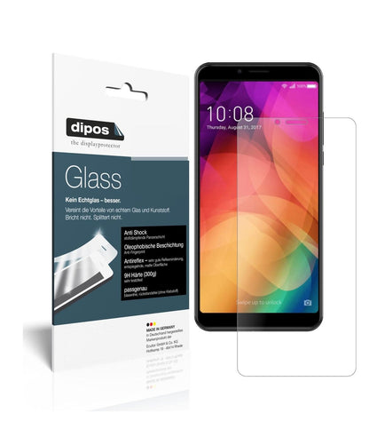 Matte Displayschutzfolie von dipos passend für Coolpad Note 8, 9H kratzfest und blasenfrei montiert