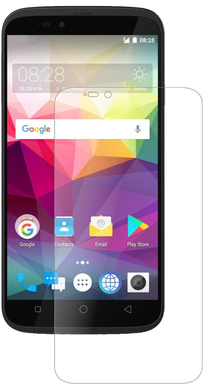 Matte Displayschutzfolie von dipos passend für Coolpad Splatter, 9H kratzfest und blasenfrei montiert