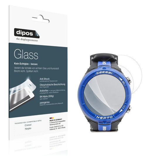 Matte Displayschutzfolie von dipos passend für Cressi Nepto, 9H kratzfest und blasenfrei montiert