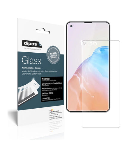 Matte Displayschutzfolie von dipos passend für Cubot X30, 9H kratzfest und blasenfrei montiert