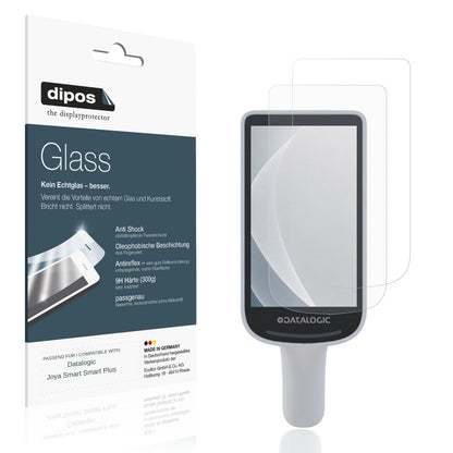 Matte Displayschutzfolie von dipos passend für Datalogic Joya Smart Smart Plus, 9H kratzfest und blasenfrei montiert